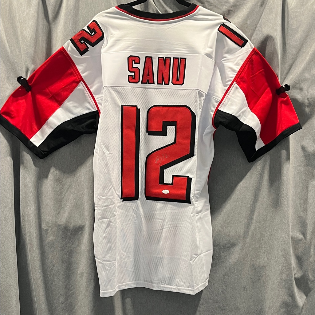 Autographed Mohamed Sanu Atlanta Jersey With Jsa Authentication